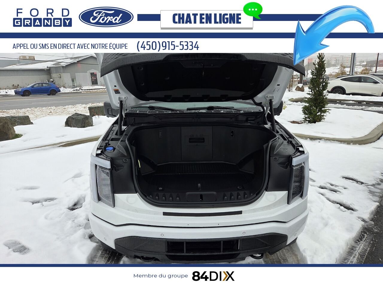 2024 Ford F-150 Lightning White Granby - photo #21