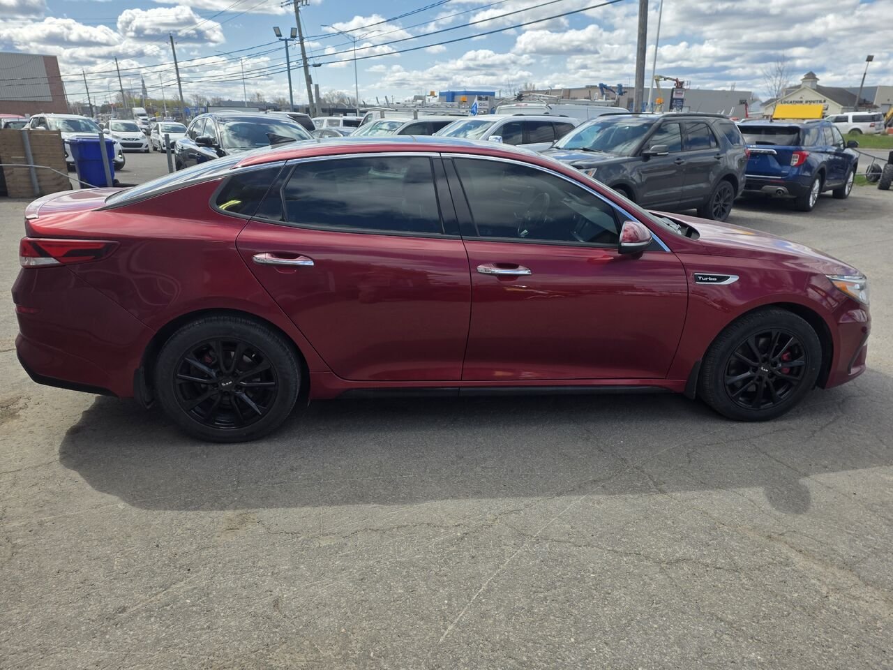2019 Kia Optima Red  - photo #7