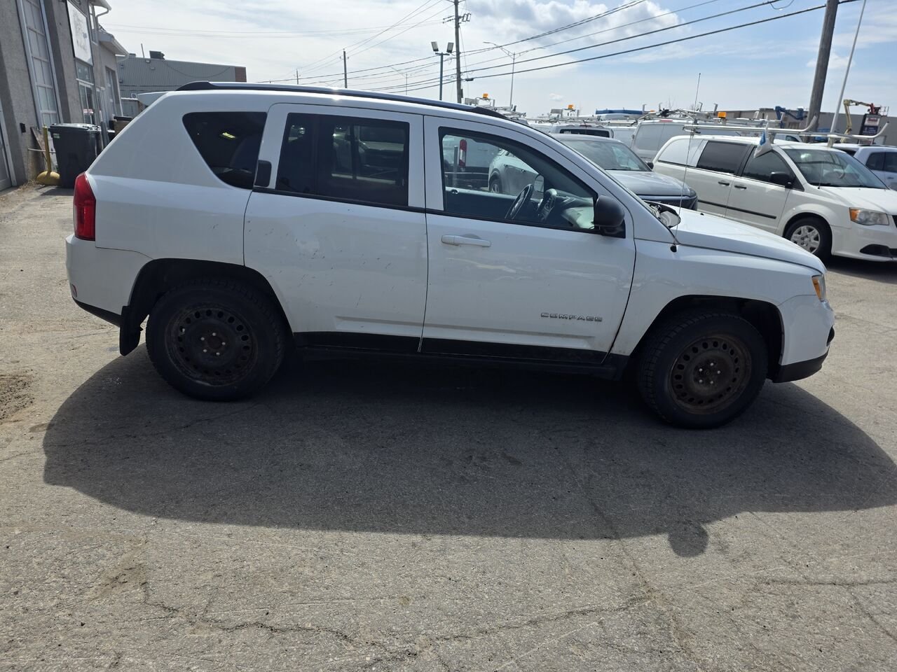 2012 Jeep Compass White  - photo #6