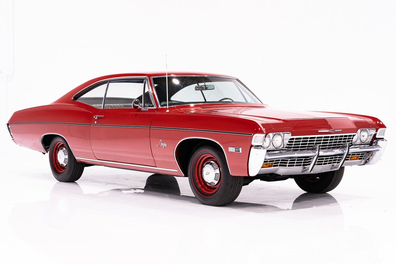 1968 Chevrolet Impala Match N# L72 427/425 4spd 4.56gear Org Bill Of Sale | PRIX EN USD Red Montreal - photo #2