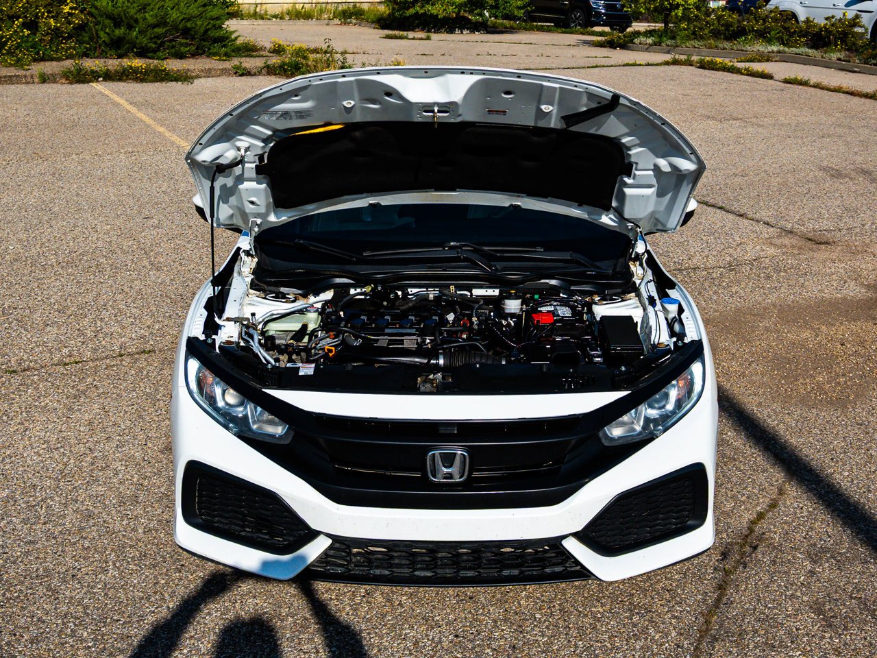 2018 Honda Civic Hatchback LX CVT White Sherwood Park - photo #8