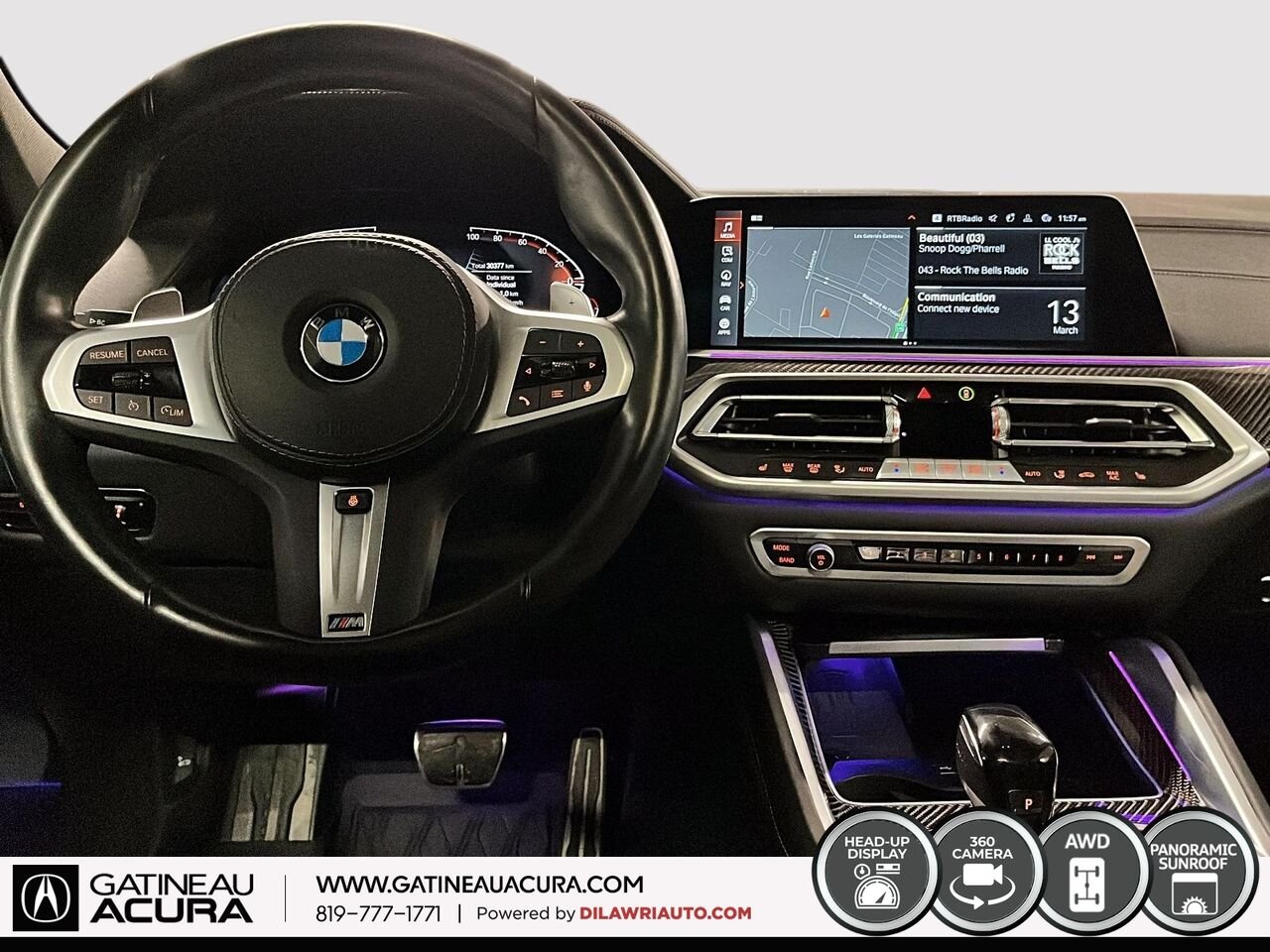 2023 BMW X6 xDrive 40i coupé Black Gatineau - photo #2