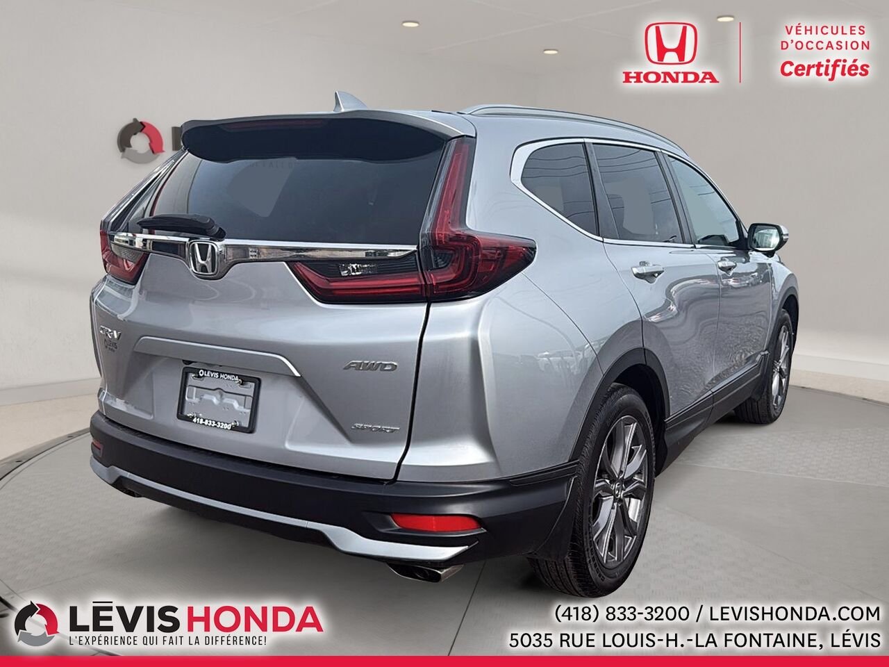 2021 Honda CR-V Sport AWD Sport Traction Intégrale Silver Lévis - photo #5