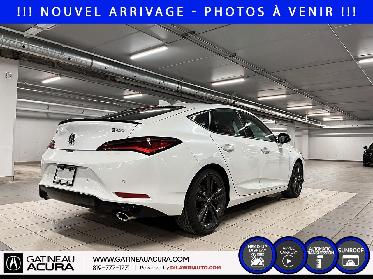 Acura Integra Elite A-Spec 2024 Blanc Ottawa & Gatineau - photo #4