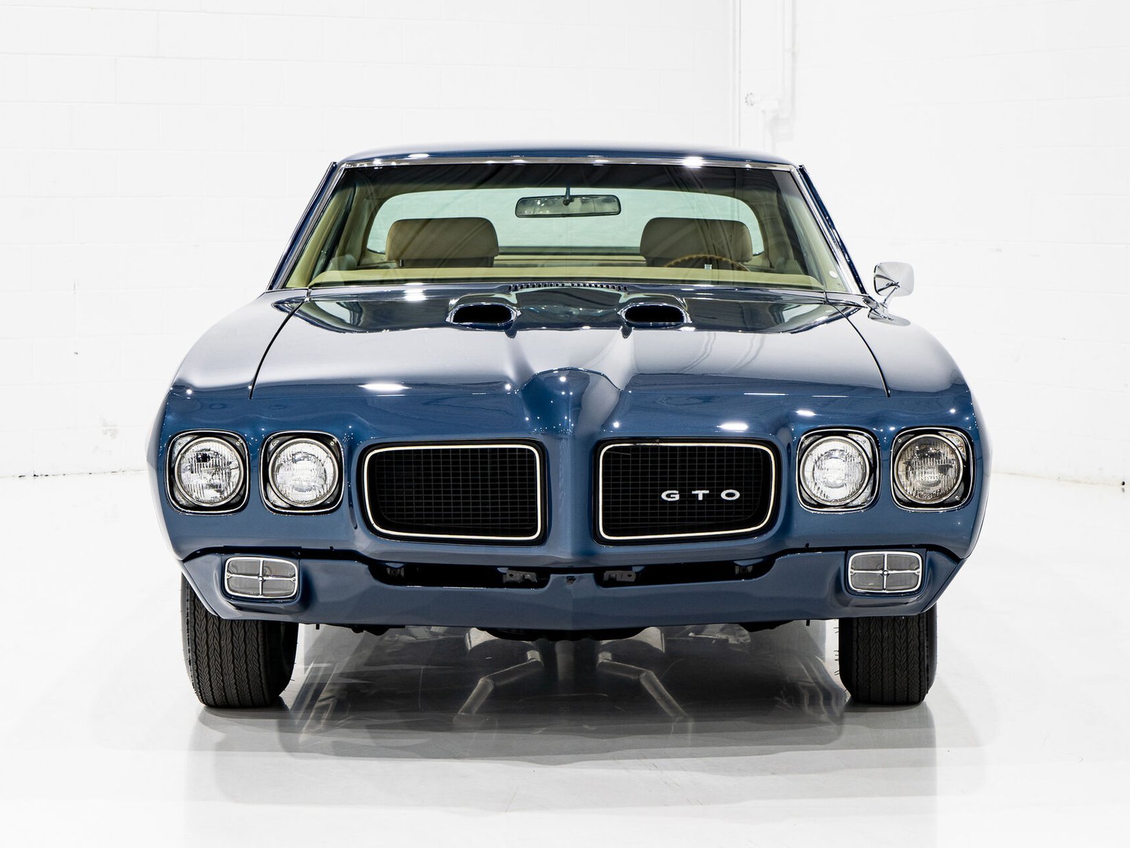 1970 Pontiac GTO The Judge Matching# Ram Air III 4-speed **PRIX EN USD** Blue Montreal - photo #2