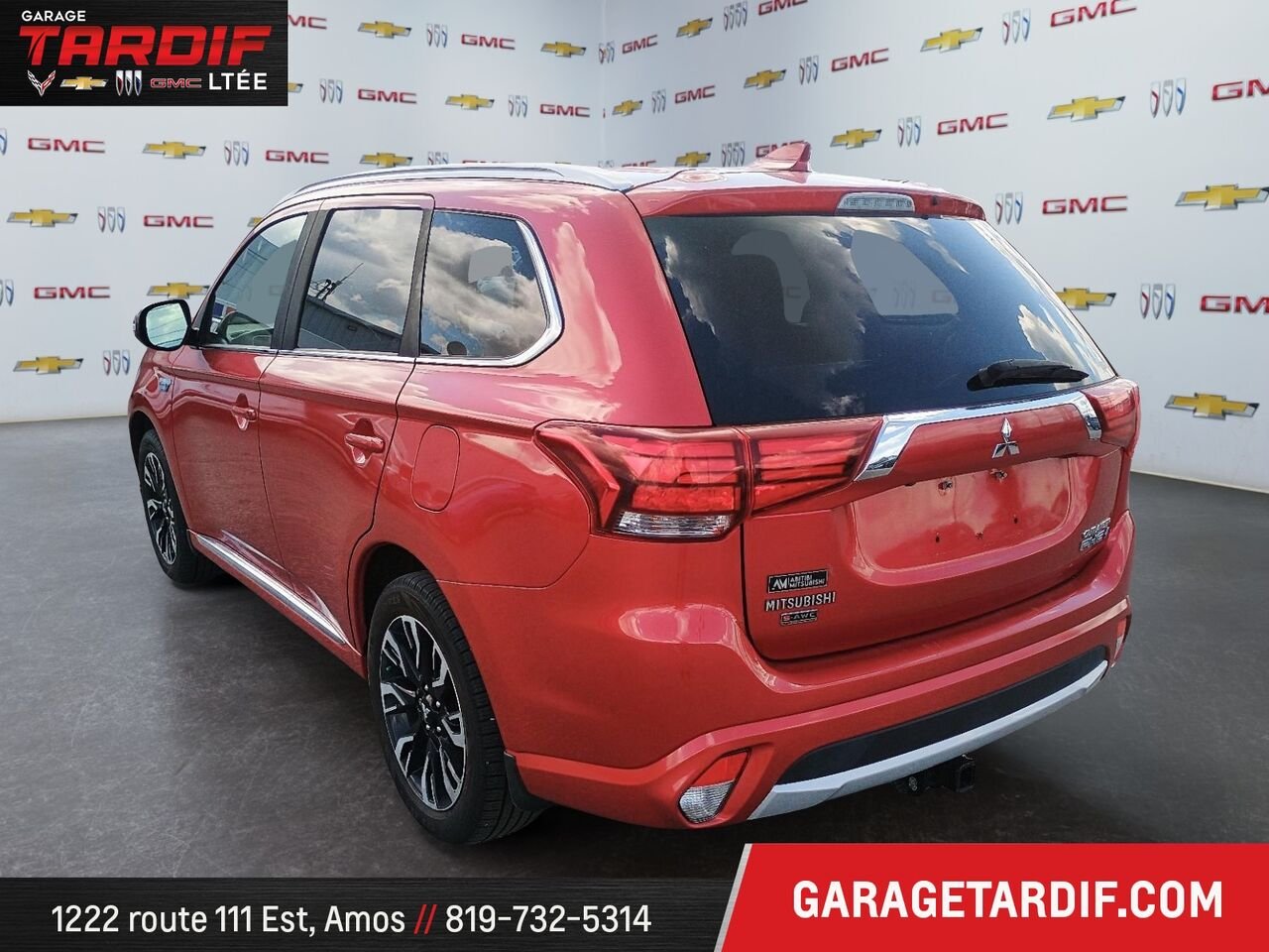 Mitsubishi Outlander PHEV 10620C 2018 Rouge Amos - photo #3