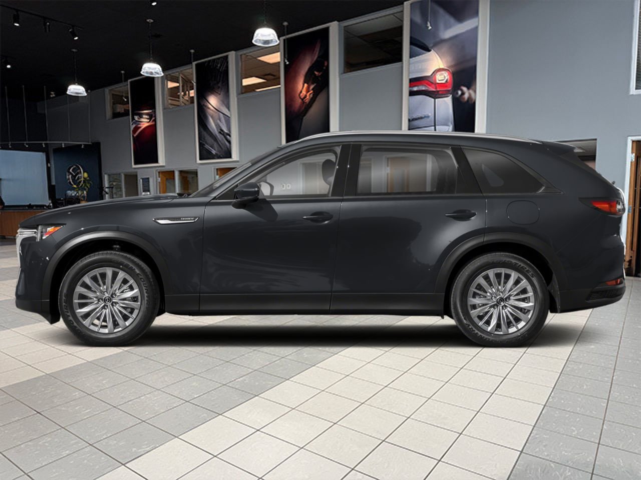 2026 MAZDA CX-90 PHEV GS-L Black Notre-Dame-des-Prairies - photo #1