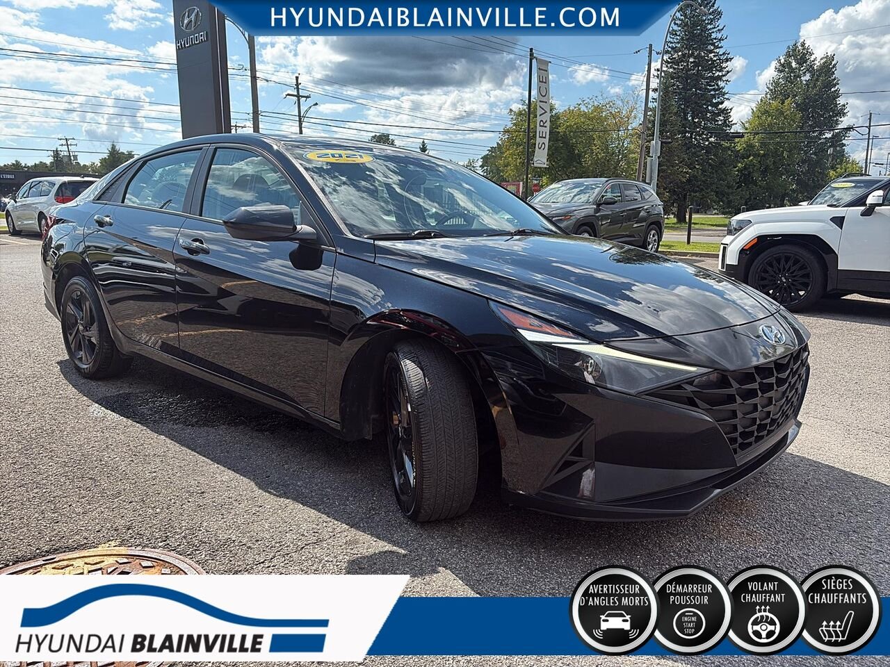 Hyundai Elantra 2021 Noir Blainville - photo #2