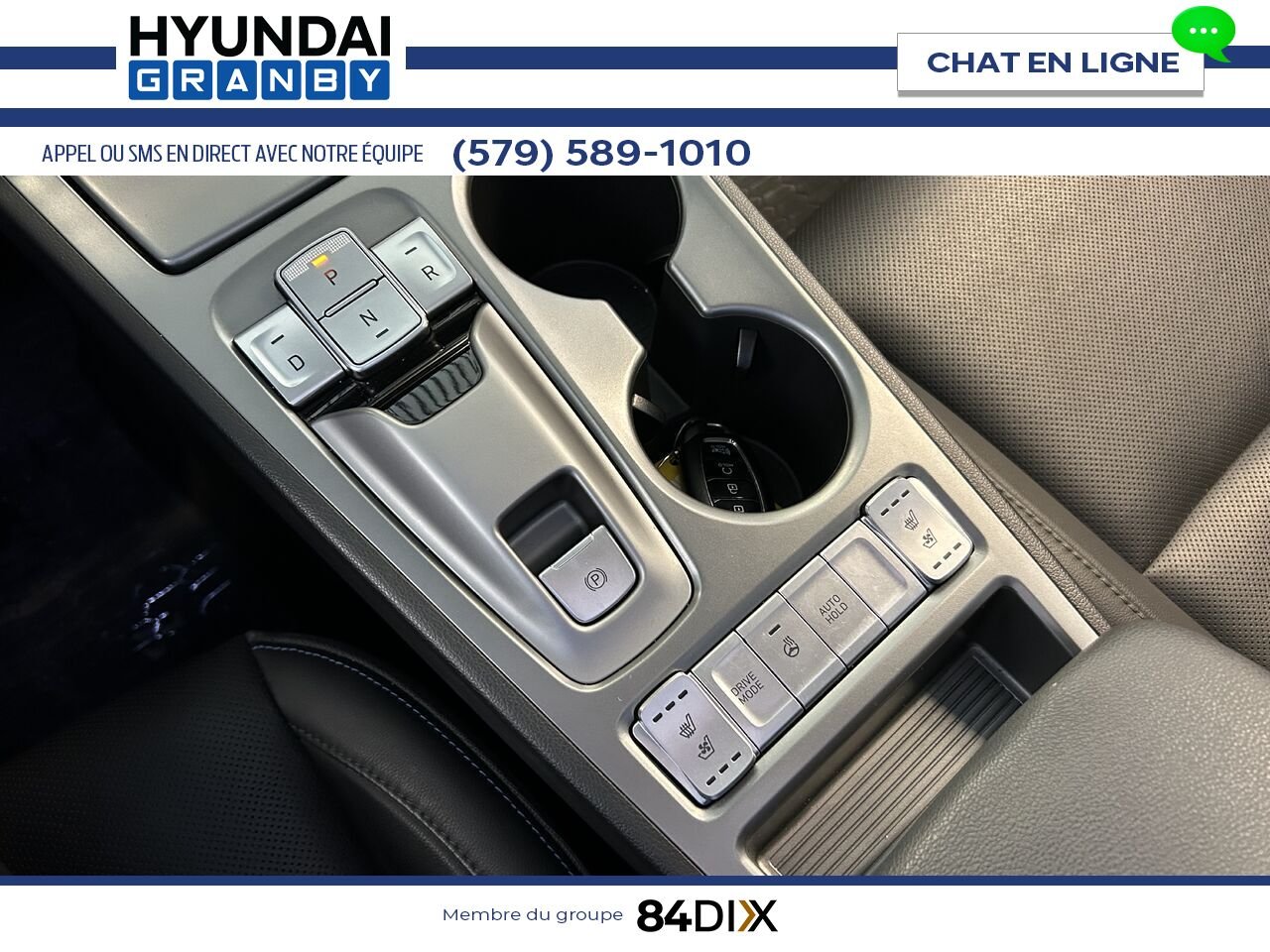 Hyundai Kona électrique 2023 Blanc Granby - photo #21