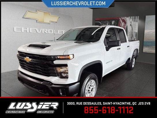 Chevrolet Silverado 2500HD WT cabine multiplace 4RM 159 po 2026 BLANC SOMMET
