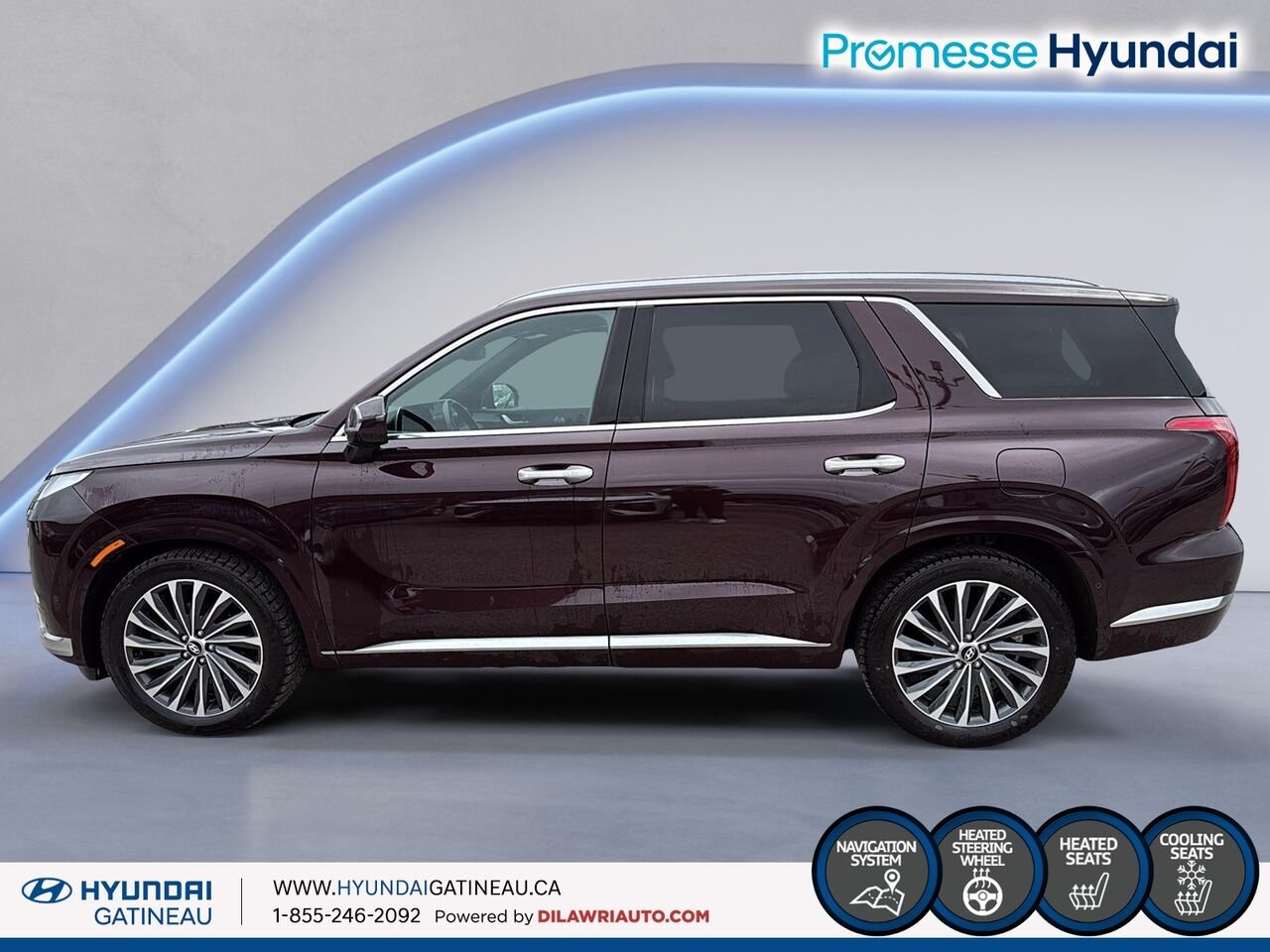 2024 Hyundai Palisade Red Gatineau - photo #4