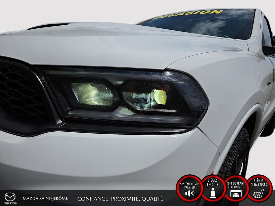 Dodge Durango R/T | BLACK TOP | GROUPE REMORQUAGE | TOIT OUVRANT | 2025 Blanc