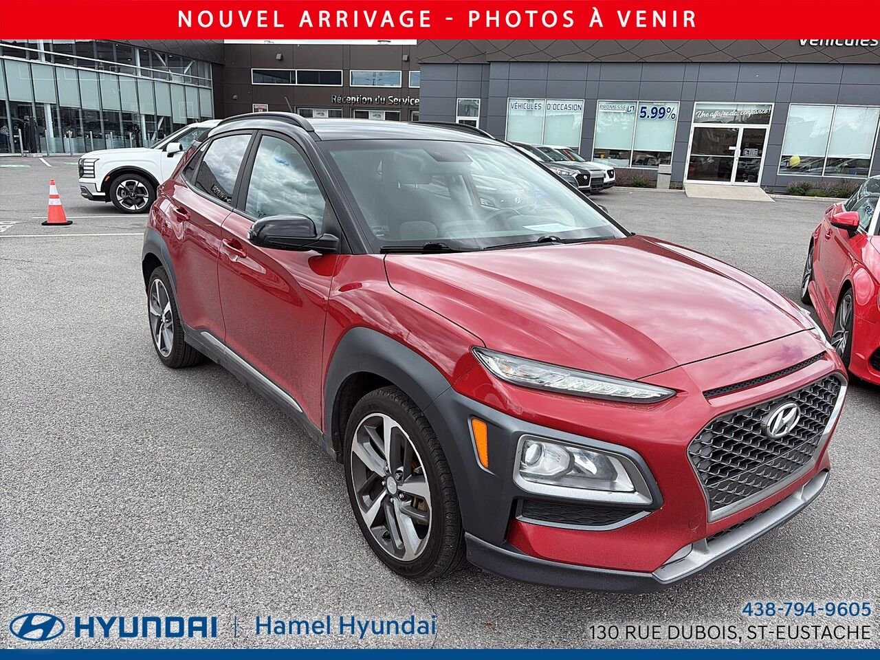 2019 Hyundai Kona Red Saint-Eustache - photo #1
