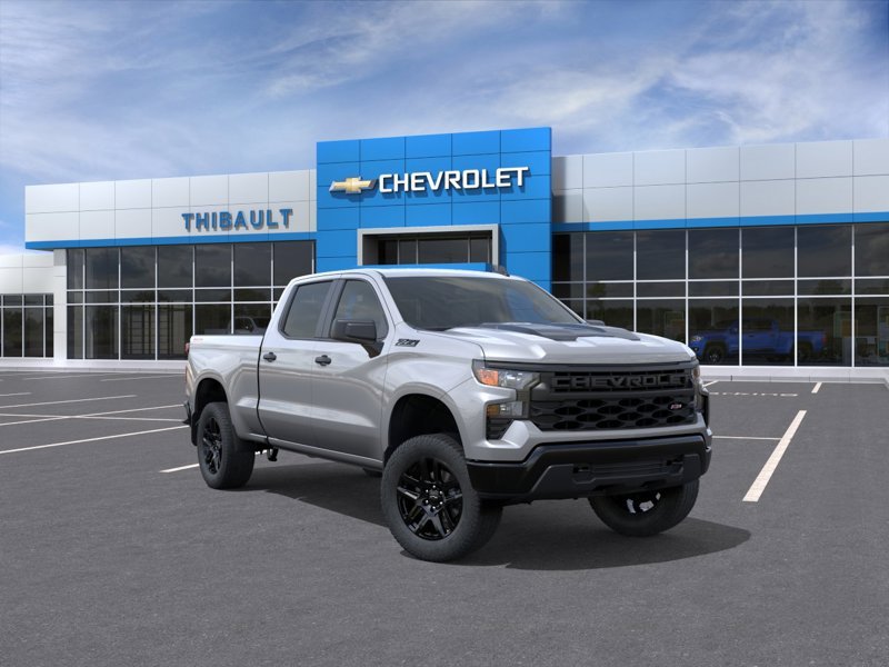 CHEVROLET SILVERADO 1500 Custom Trail Boss cabine multiplace 4RM 157 po 2026 Gris