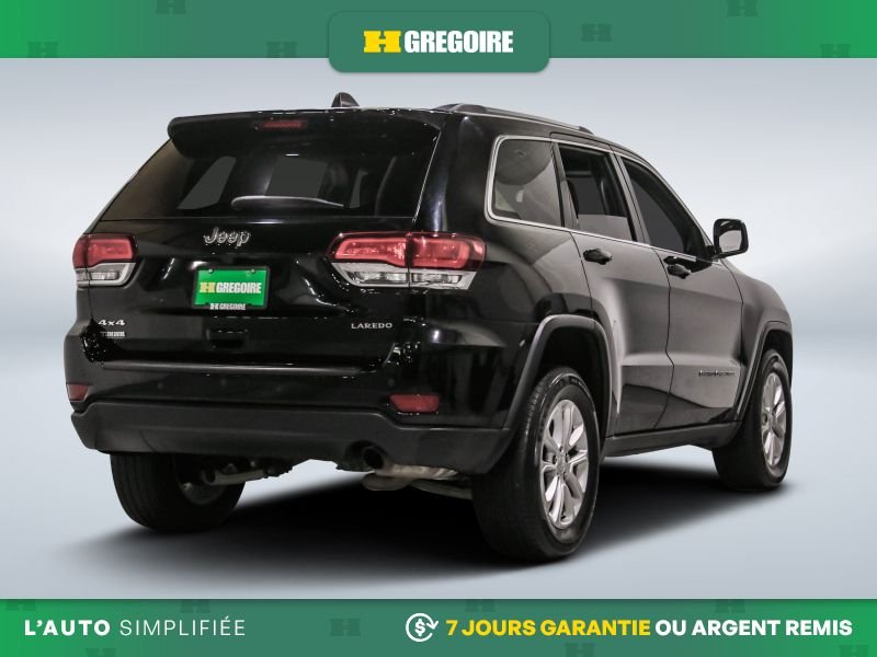 Jeep Grand Cherokee 821078 | Laredo AWD AUTO AC GR ELECT MAGS CAM RECUL BLUETOO 2021 Noir Laval - photo #8