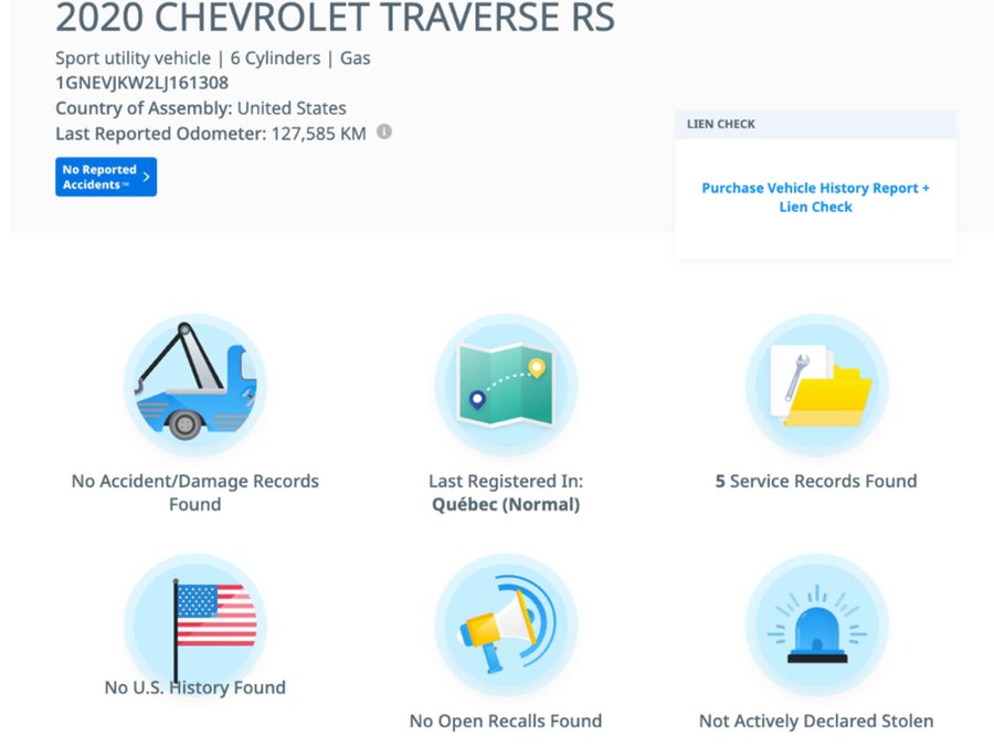 2020 Chevrolet Traverse 2020