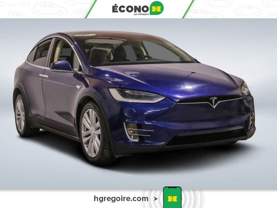 Tesla Model X 2016 2016 Bleu