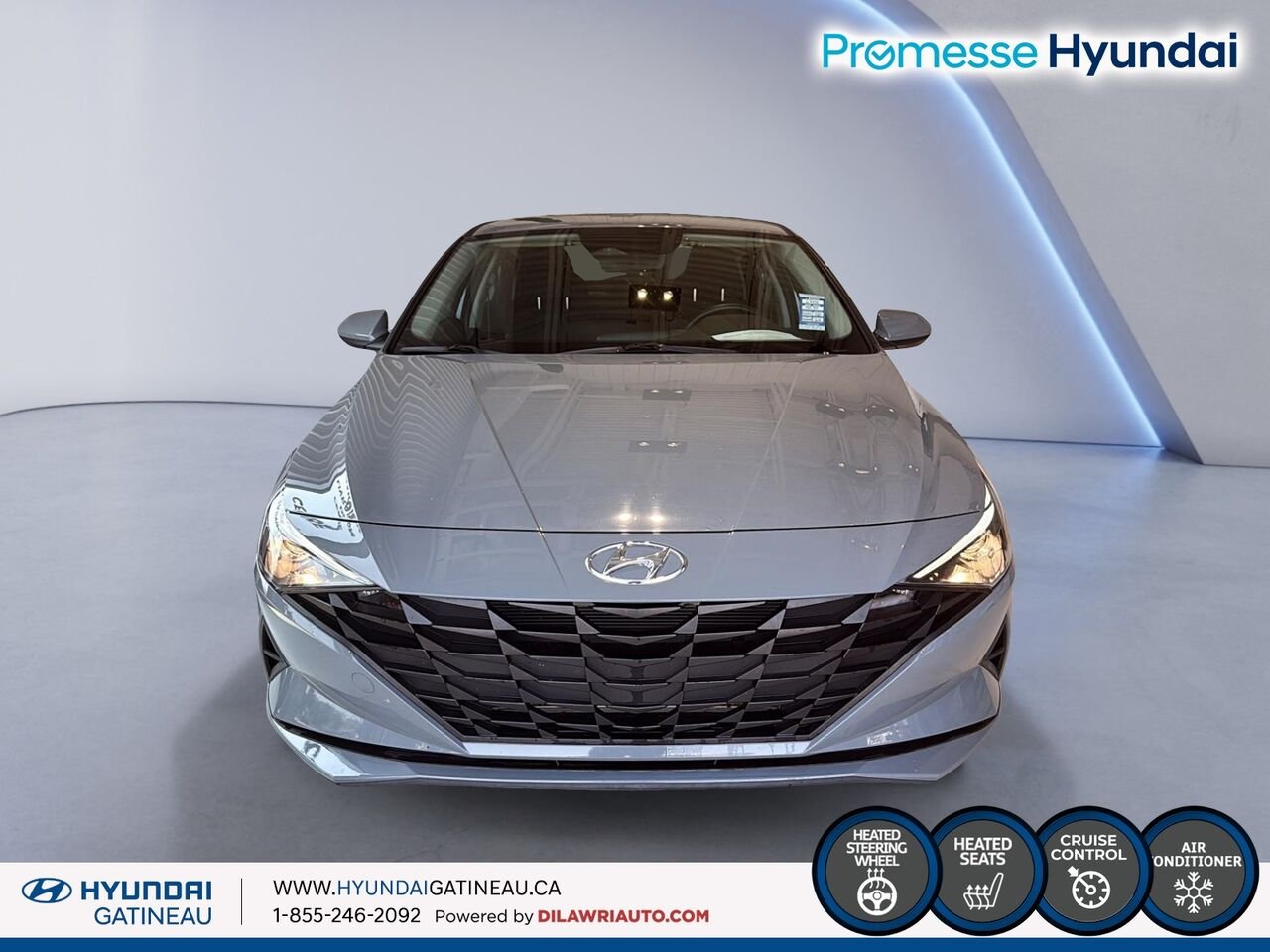 2021 Hyundai Elantra Preferred IVT*** sieges chauffants, volant chauffants , certifier*** Grey Ottawa & Gatineau - photo #1