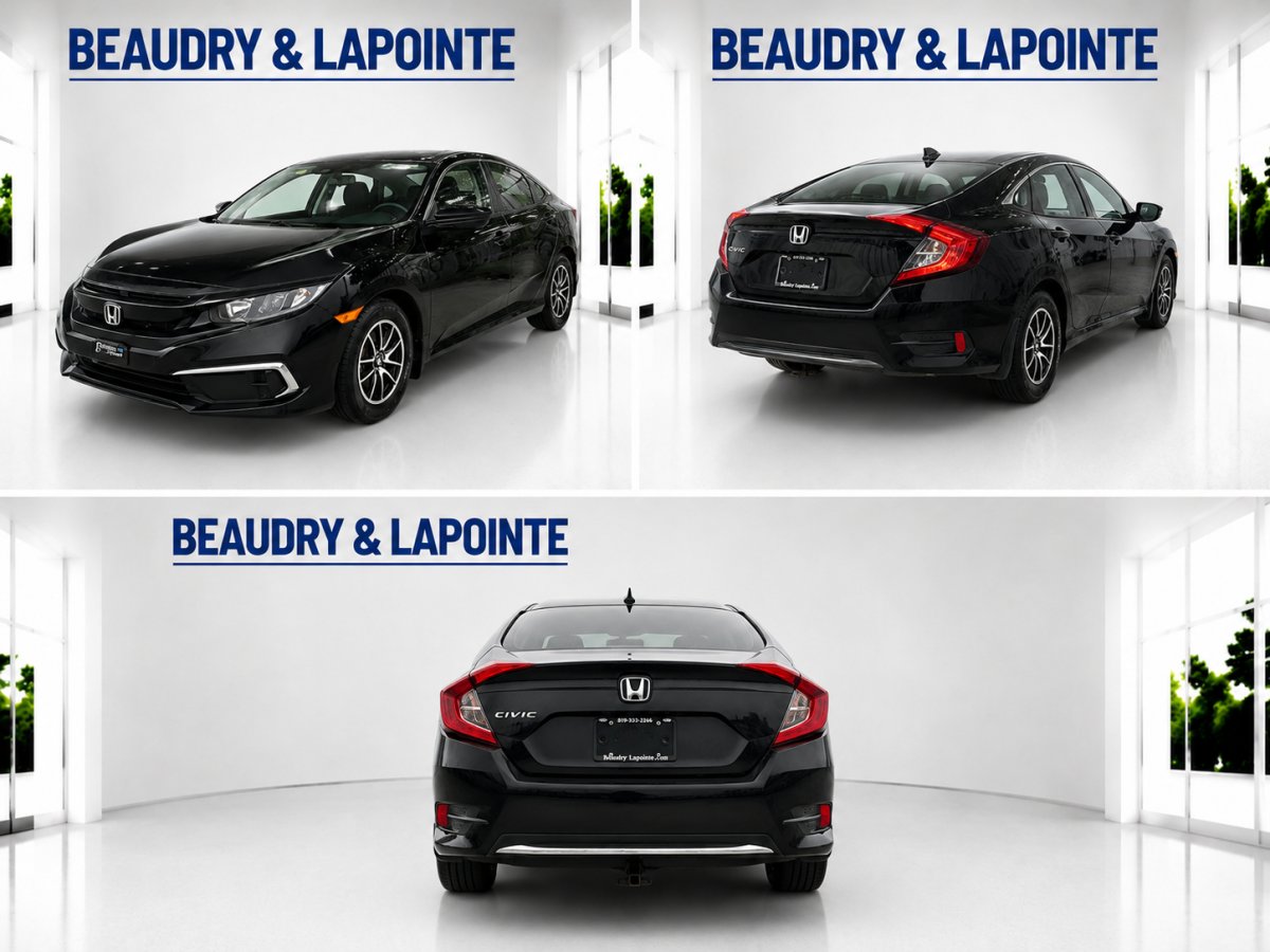 Honda Civic 2020 Noir La Sarre - photo #1