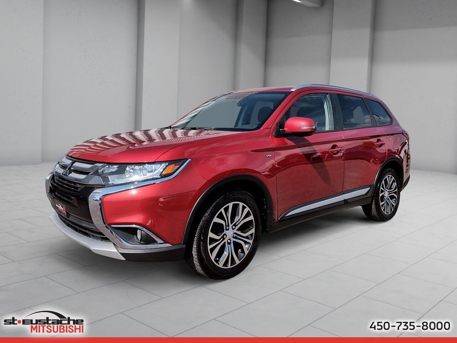 Mitsubishi Outlander SE AWC V6-7 PLACES-TOIT OUVRANT-SIÈGES CHAUFFANTS-BLUETOOTH 2016 Rouge