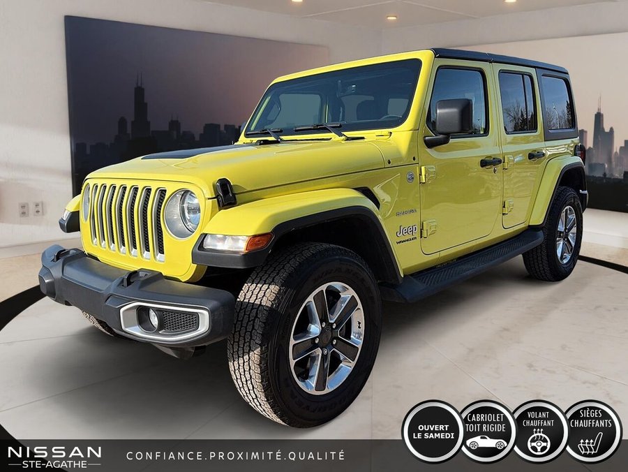 Jeep Wrangler Sahara | V6 | 4X4 | 4 PORTES | 2023 Jaune