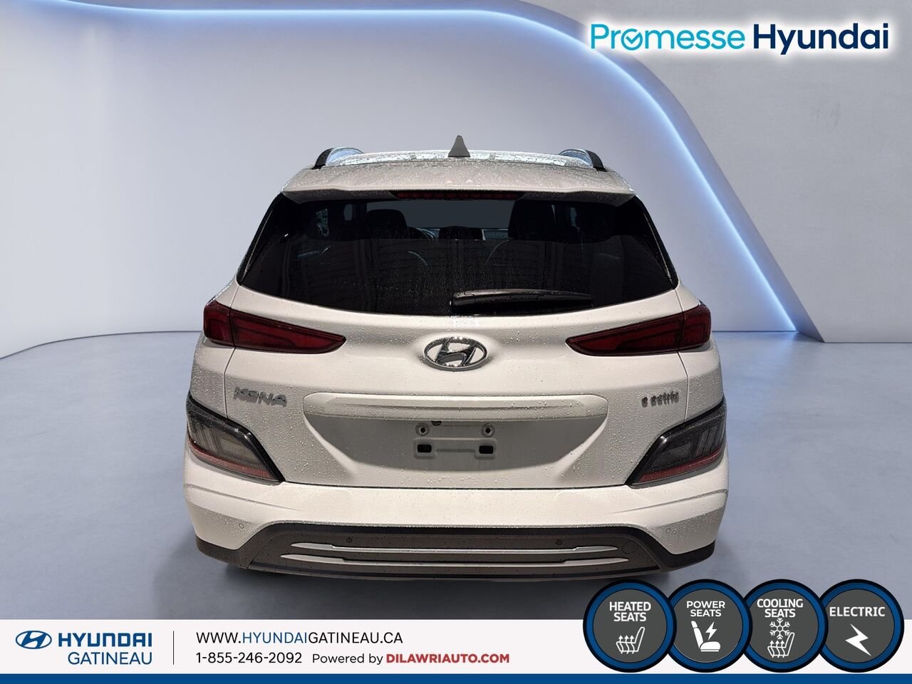 2023 Hyundai Kona Electric White Gatineau - photo #3