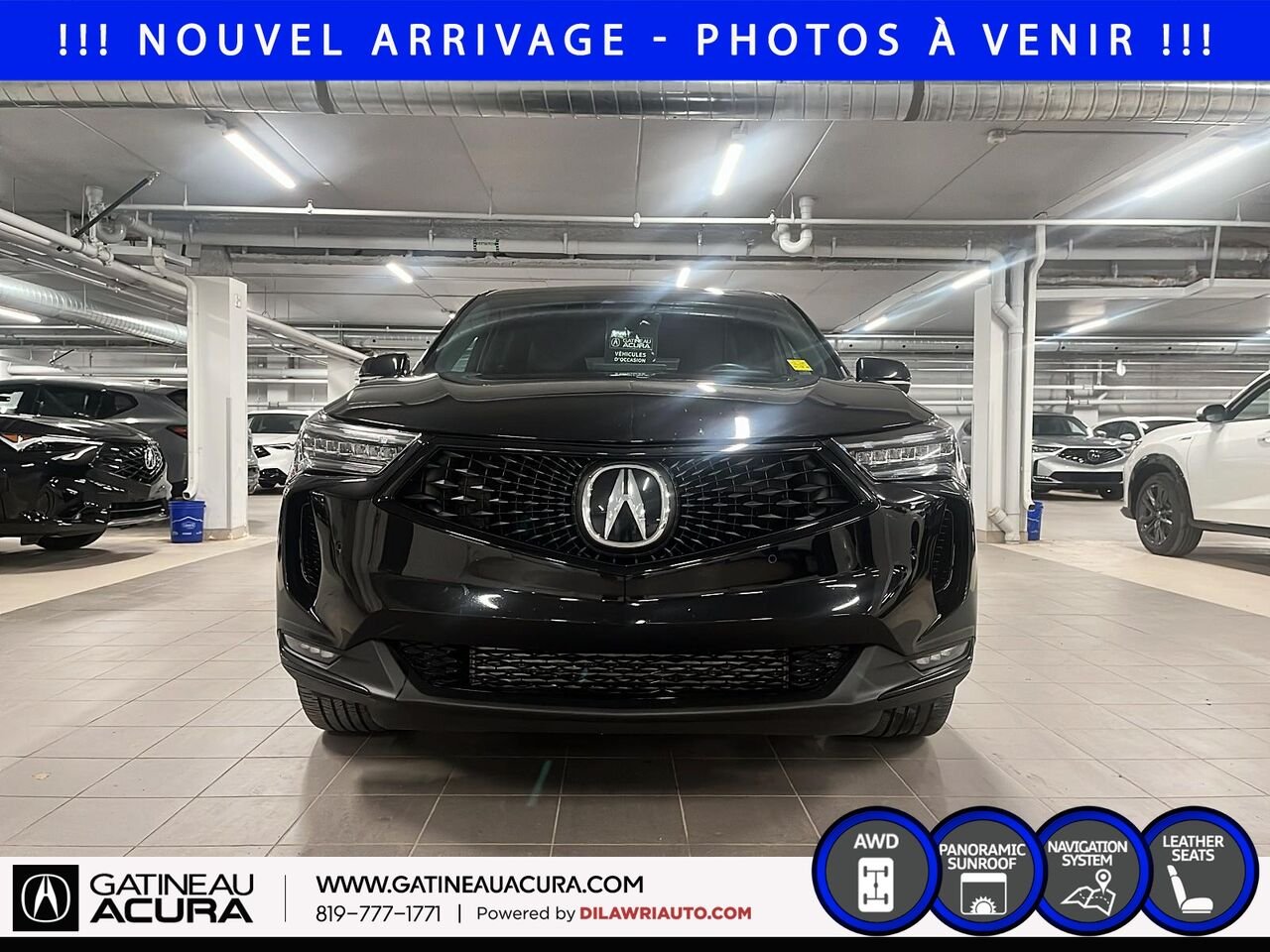 Acura RDX A-Spec SH-AWD 2022 Noir Ottawa & Gatineau - photo #1