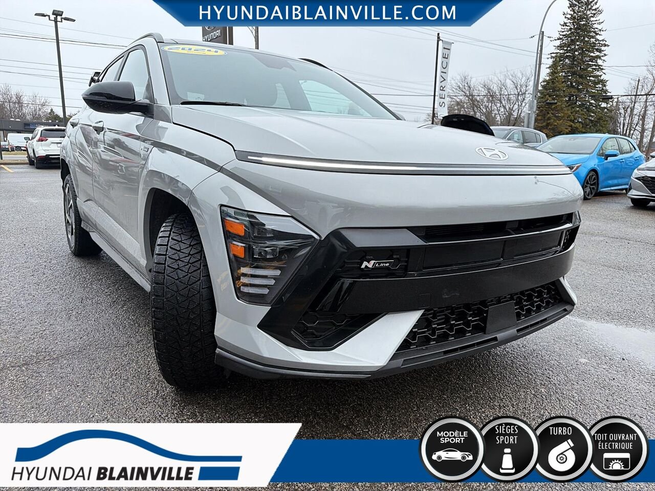 Hyundai Kona 2024 Gris Blainville - photo #2