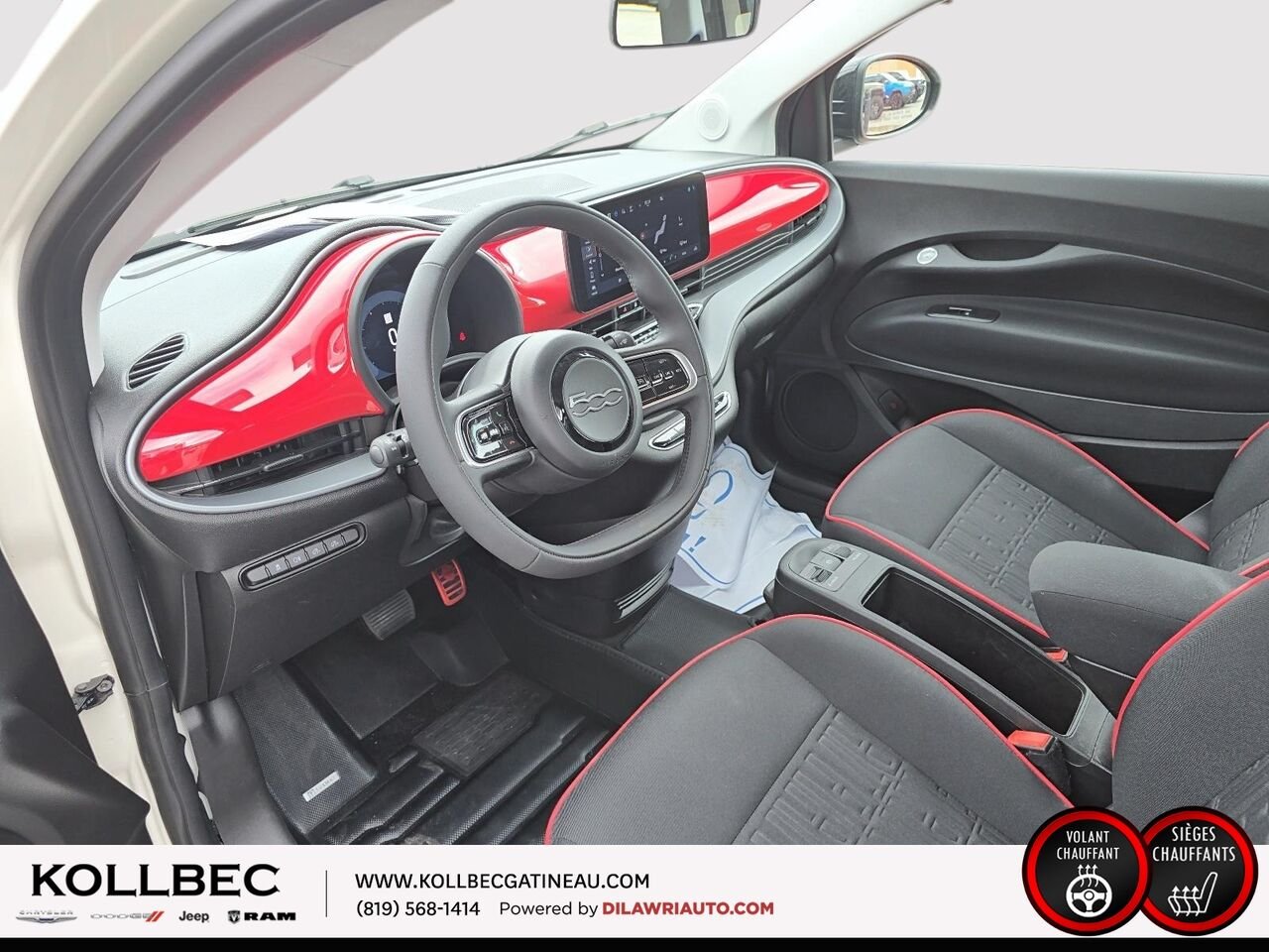 2025 FIAT 500E Édition (RED) White Ottawa & Gatineau - photo #23