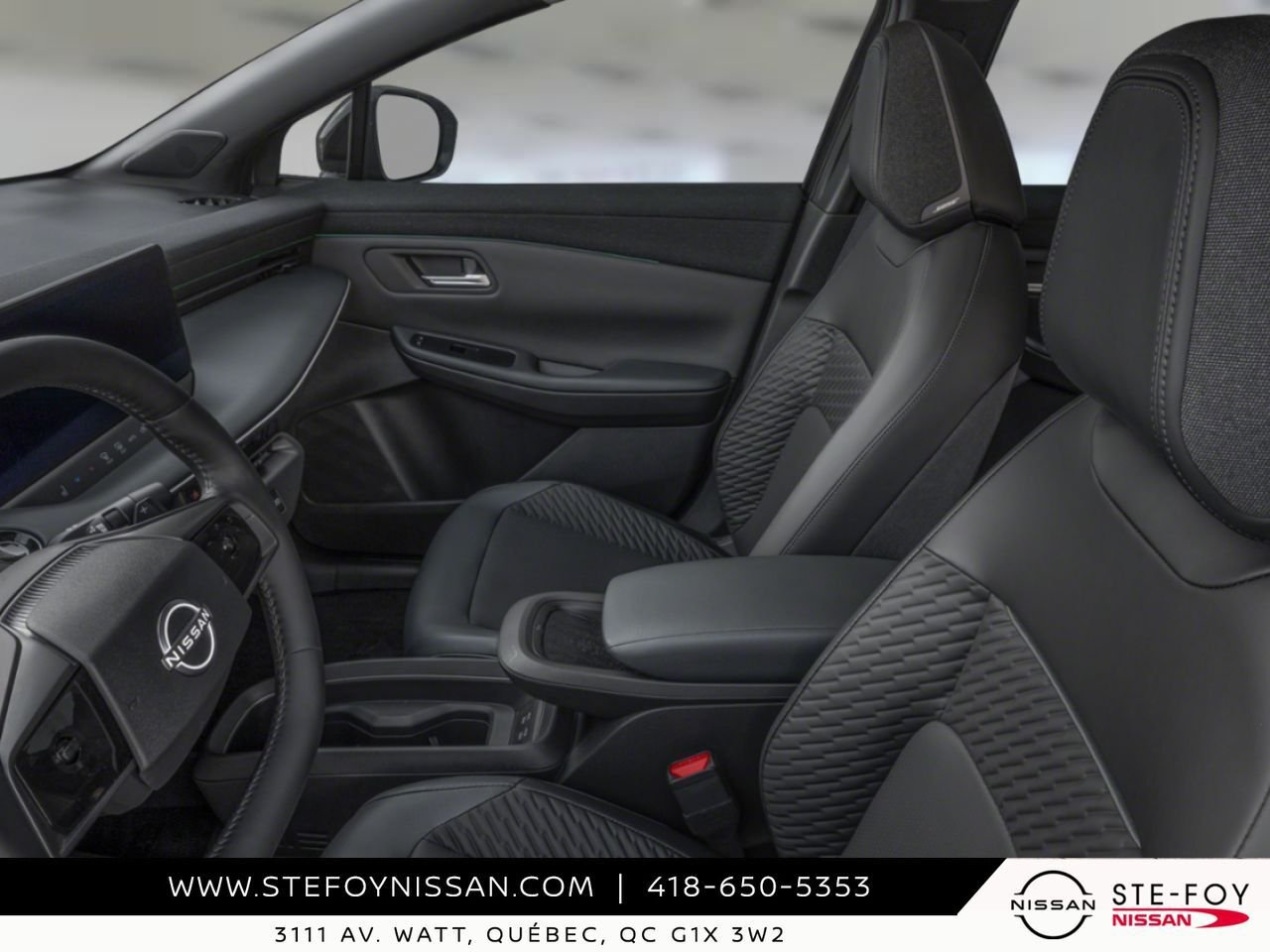2026 NISSAN LEAF Everest White Pearl Tricoat/Black Ste-Foy - photo #11