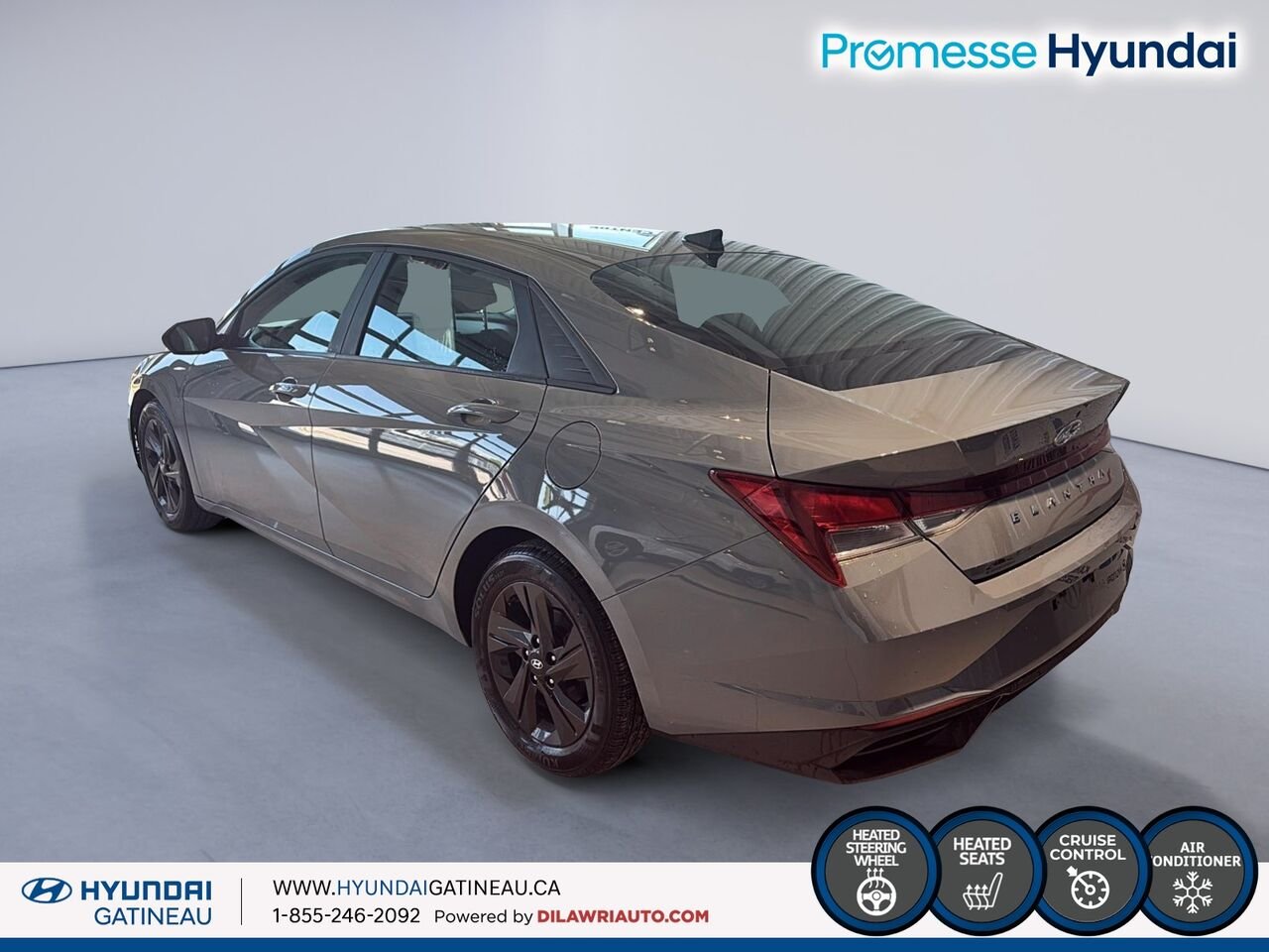 2021 Hyundai Elantra Preferred IVT*** sieges chauffants, volant chauffants , certifier*** Grey Ottawa & Gatineau - photo #3