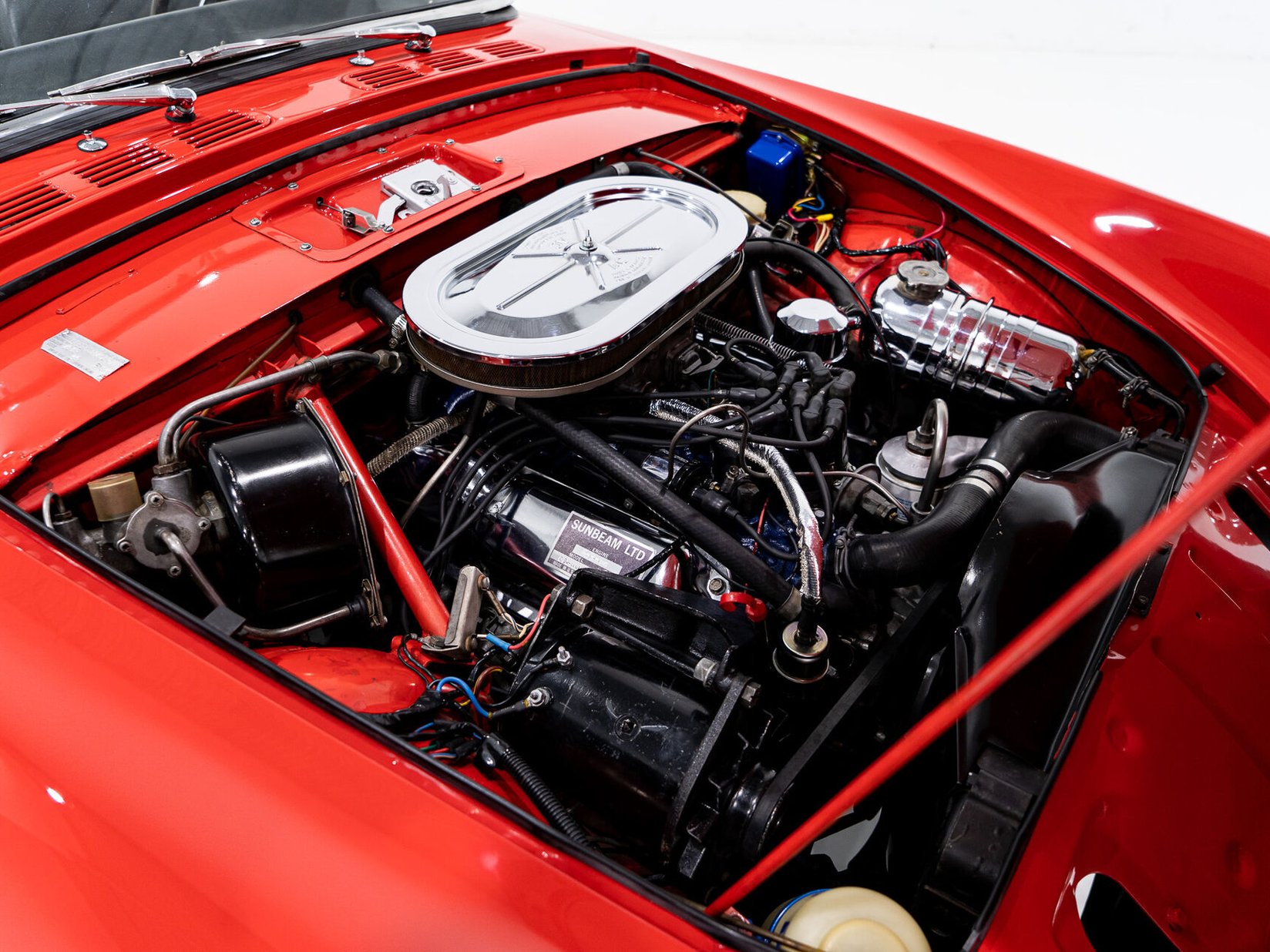 1967 Sunbeam Tiger Unrestored with single repaint **PRIX EN USD** Red Montreal - photo #15