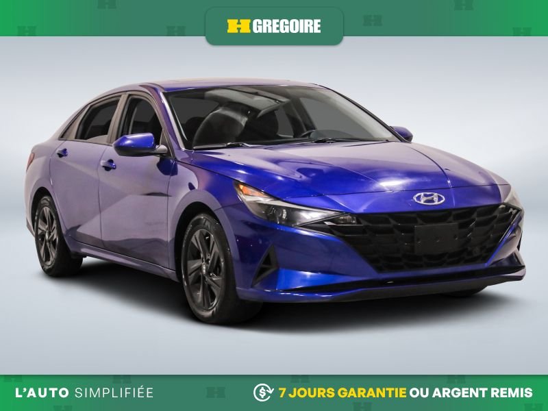 Hyundai Elantra 821730 | Preferred AUTO AC TOIT MAGS CAM RECUL BLEUTOOTH 2021 Bleu Laval - photo #0