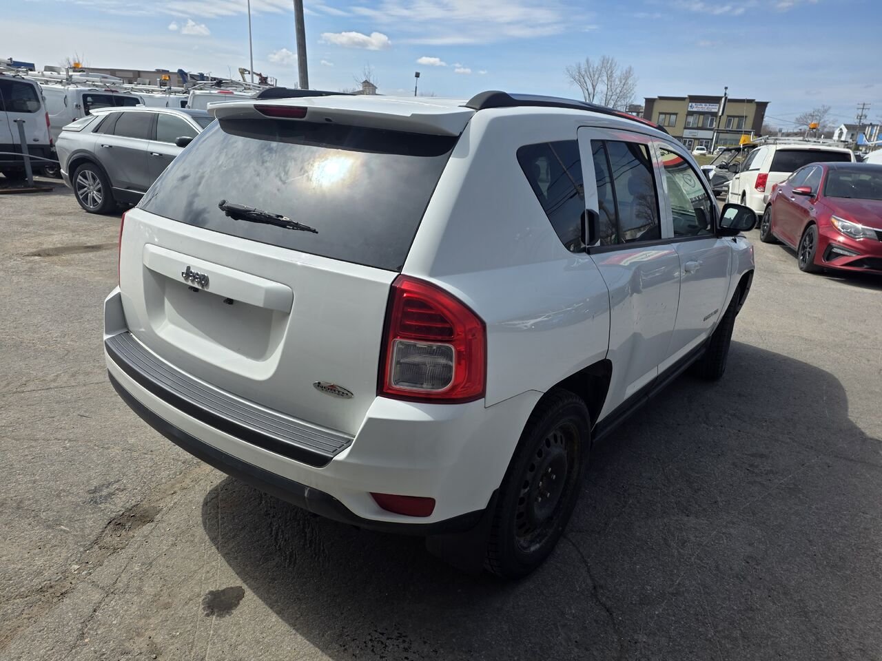 2012 Jeep Compass White  - photo #5