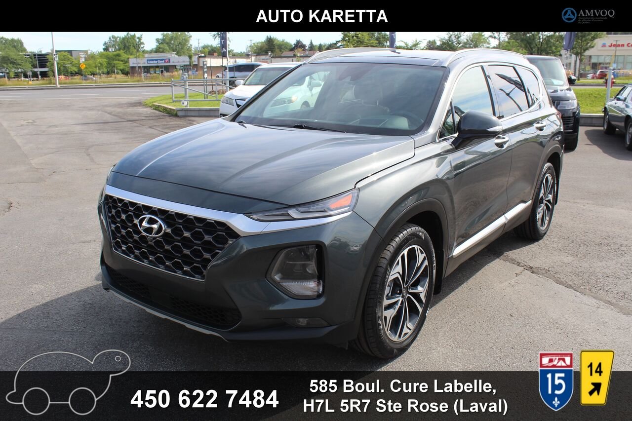 2019 Hyundai Santa Fe VIN: 5NMS5CAA7KH100988 Grey Sainte-Rose - photo #0