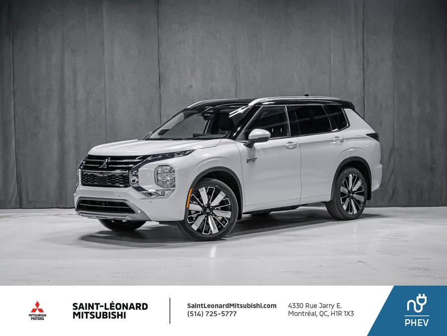 2026 Mitsubishi Outlander Plug-In Hybrid GT White Diamond/Black Roof
