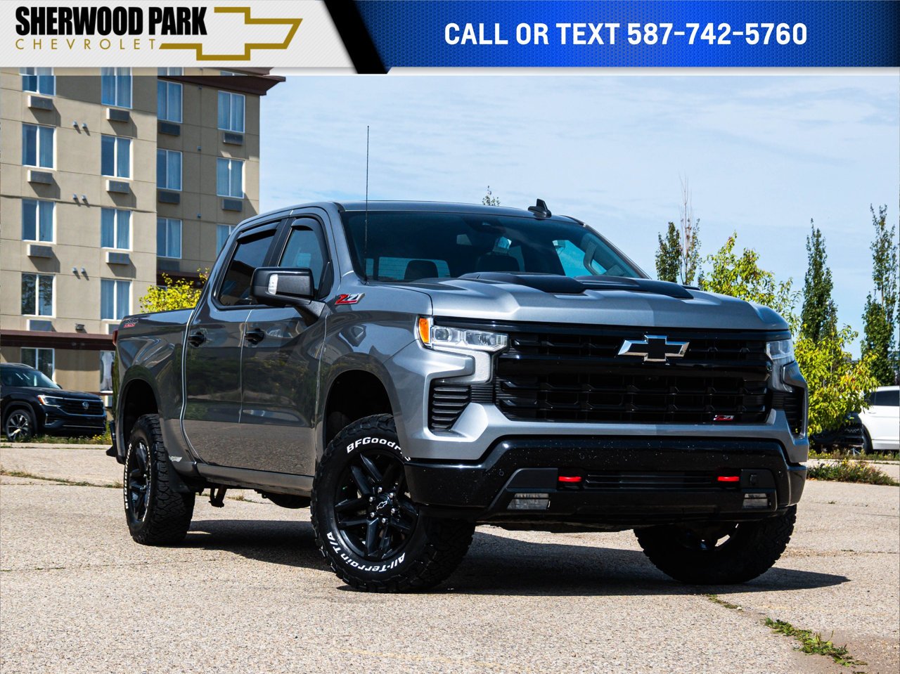 2024 Chevrolet Silverado 1500 4WD Crew Cab 147 LT Trail Boss Grey Sherwood Park - photo #0