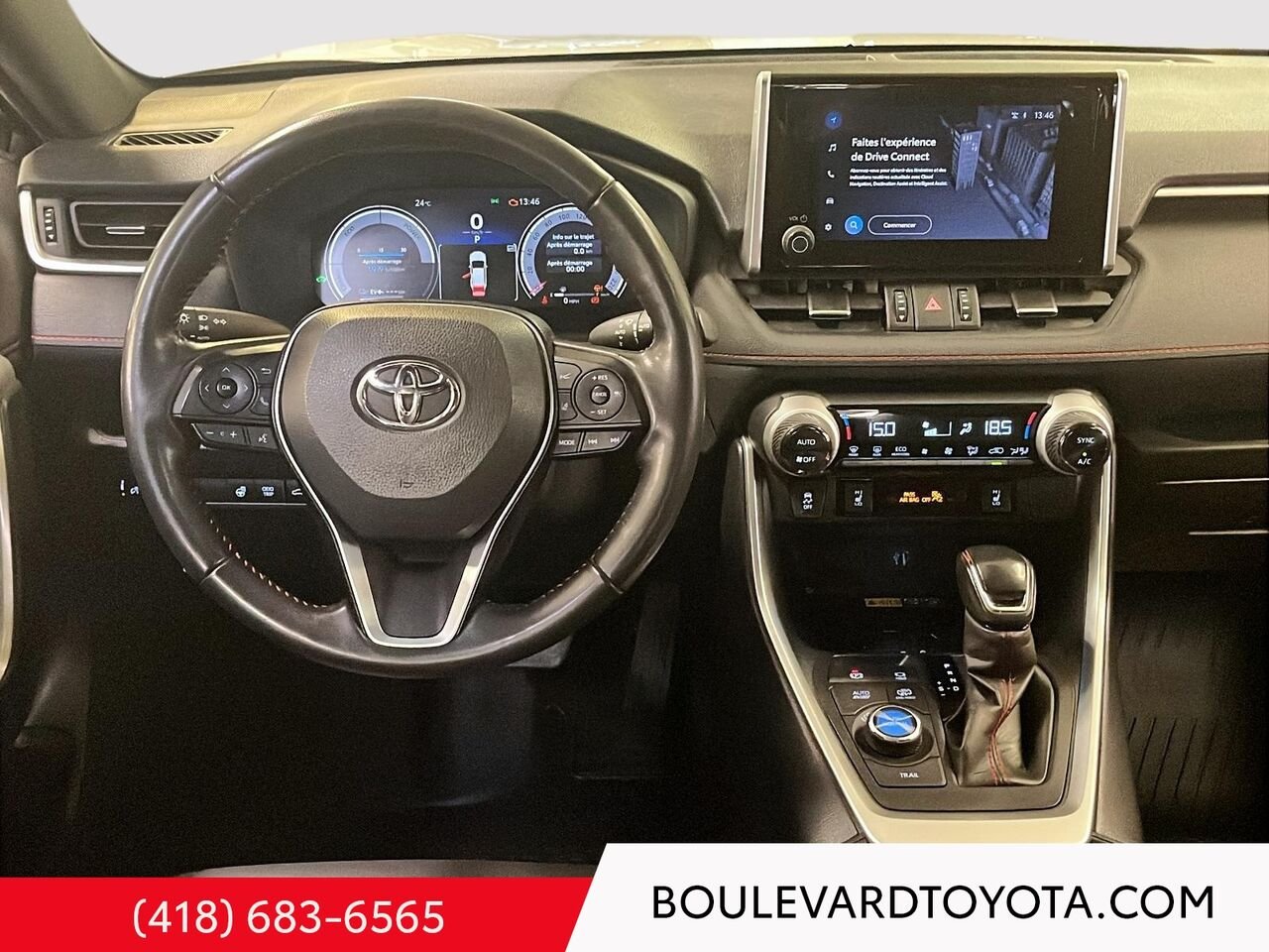 Toyota RAV4 PRIME 99835A-49 | XSE, HYBRIDE BRANCHABLE, AWD 2023 Frisson glacé nacré avec toit noir Québec - photo #17