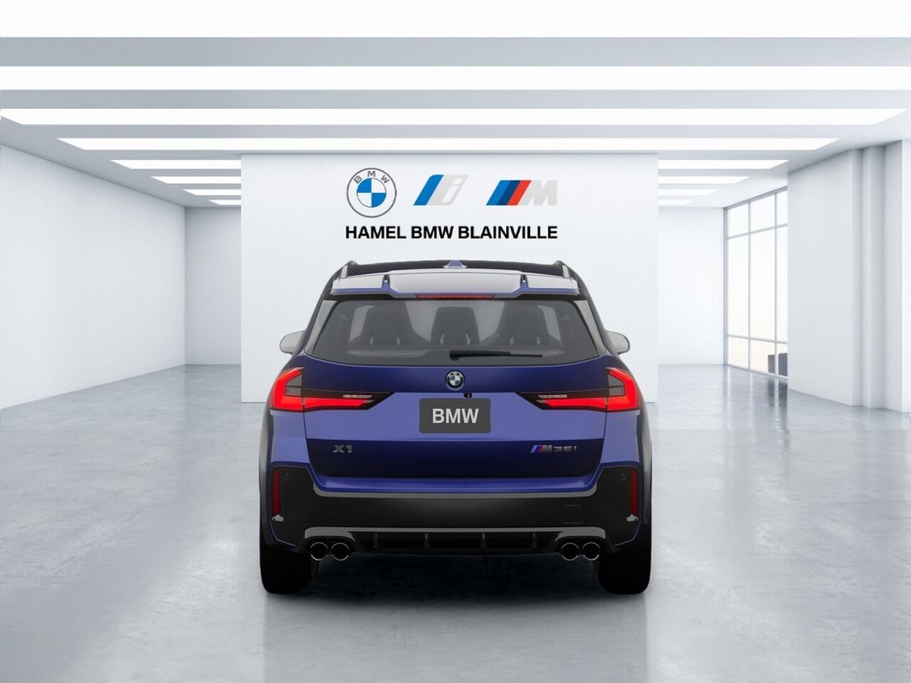 BMW X1 M35i 2026 Bleu Portimao givré métallisé Blainville - photo #4