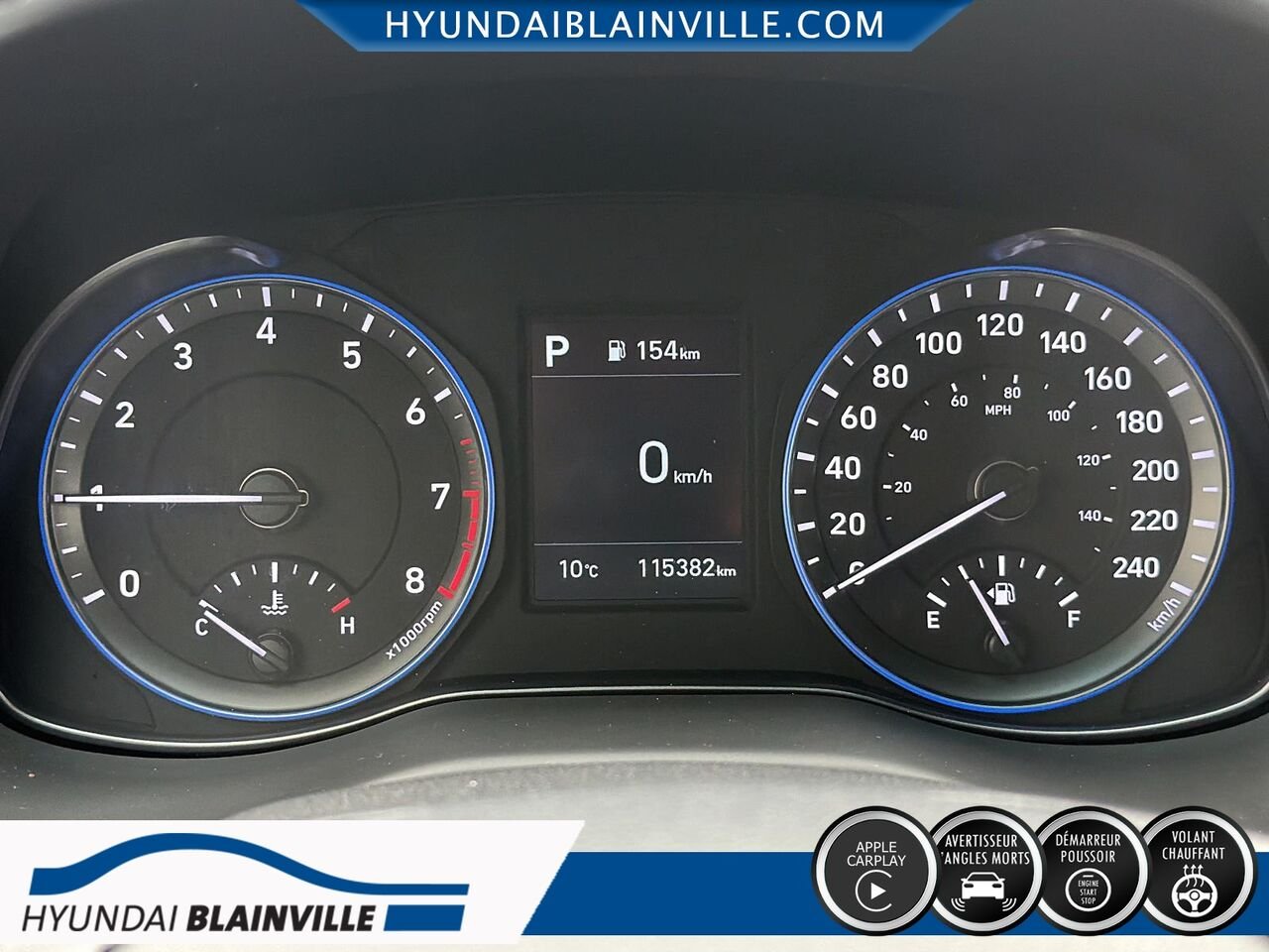 2020 Hyundai Kona White Blainville - photo #11