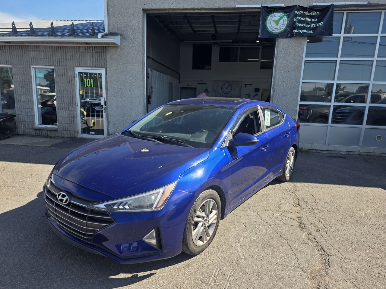2019 hyundai elantra Blue  - photo #1