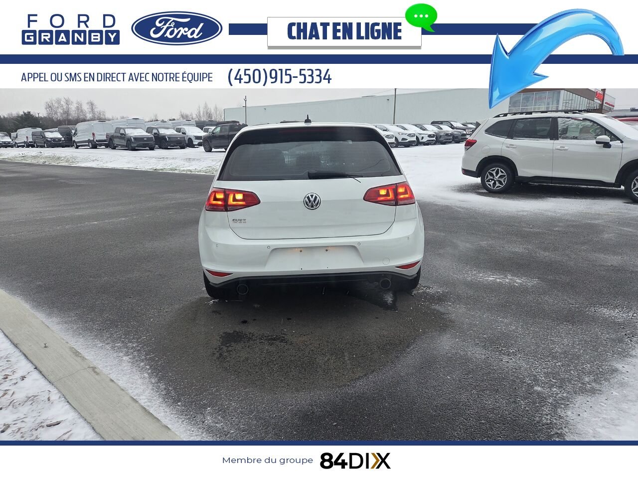 Volkswagen Golf GTI 2016 Blanc Granby - photo #5