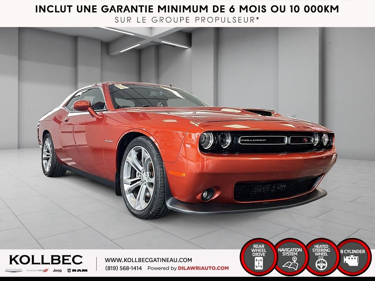 DODGE CHALLENGER R/T 2021 Orange Ottawa & Gatineau - photo #12