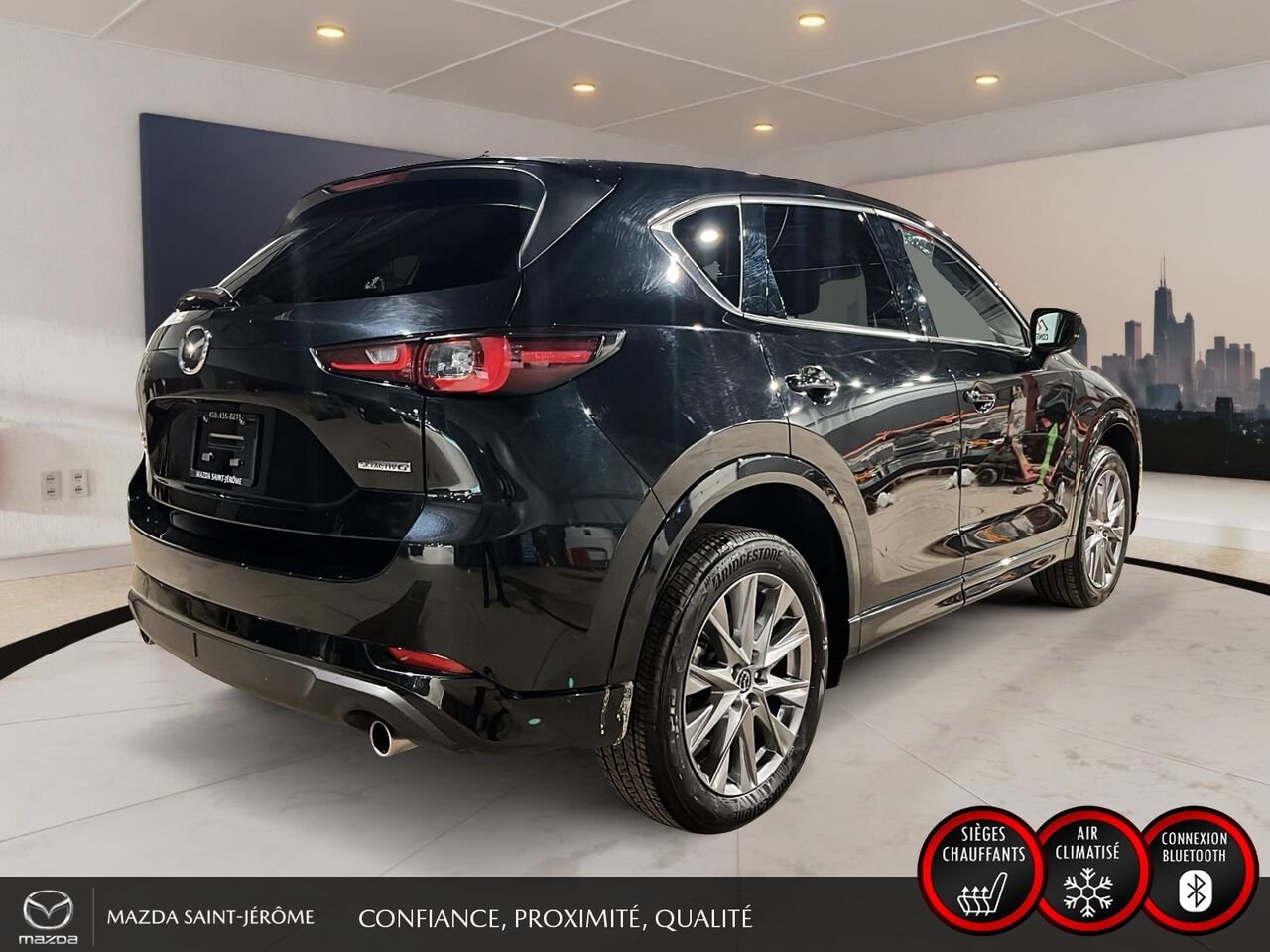 2025 Mazda CX-5 GT | TOIT OUVRANT | CUIR | AWD | Black Saint-Jérôme - photo #5