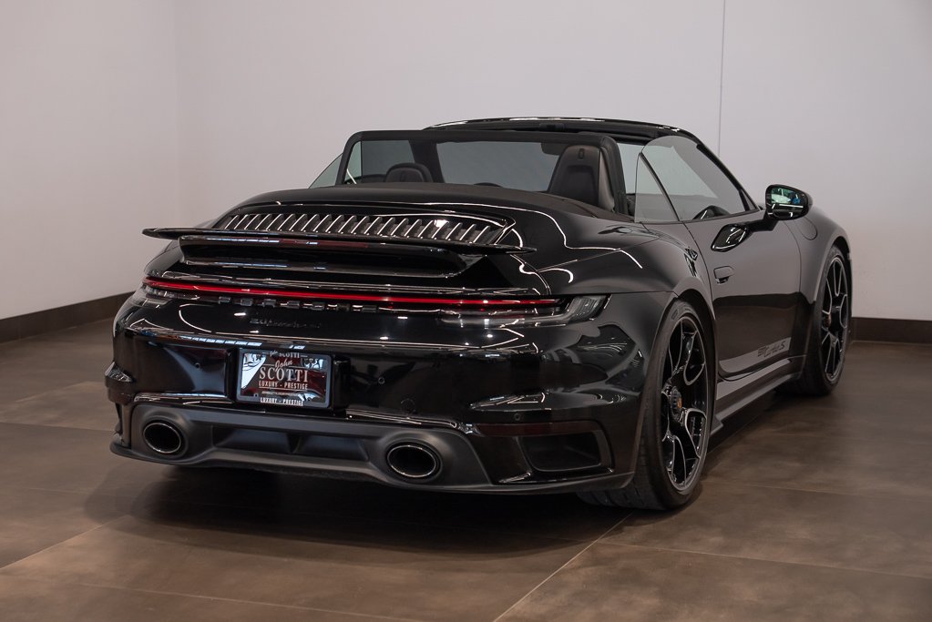 2021 Porsche 911 Turbo S cabriolet Black Kirkland - photo #3