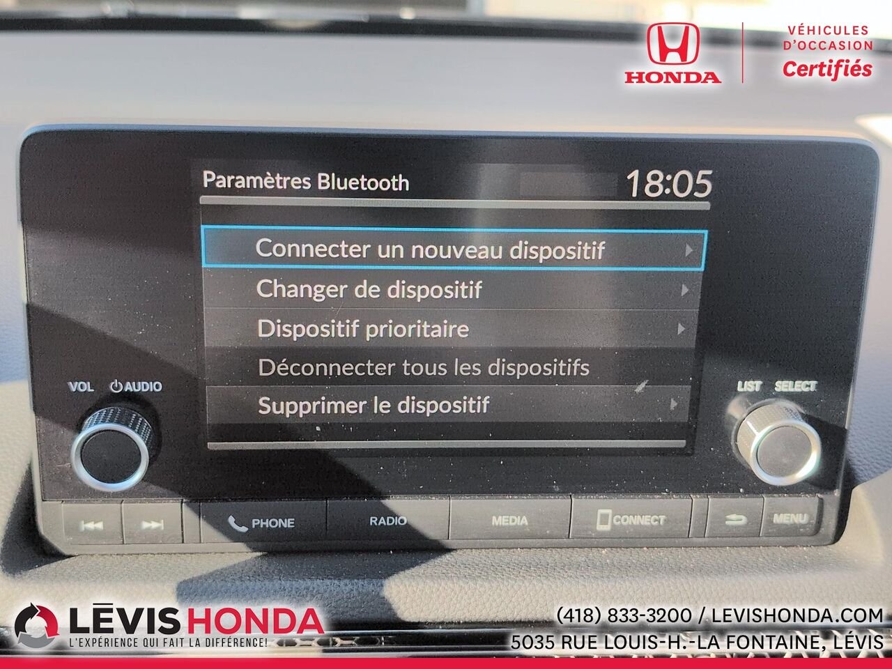Honda Civic Sport-B Sport-B CVT 2023 Noir Lévis - photo #21