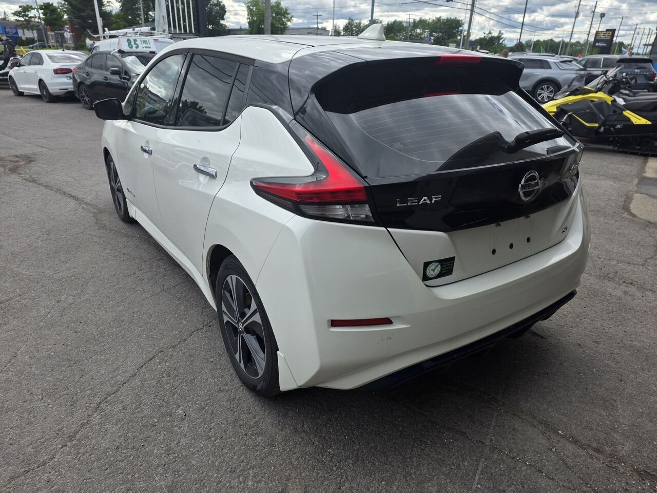 Nissan LEAF 2018 Blanc Longueuil, - photo #3