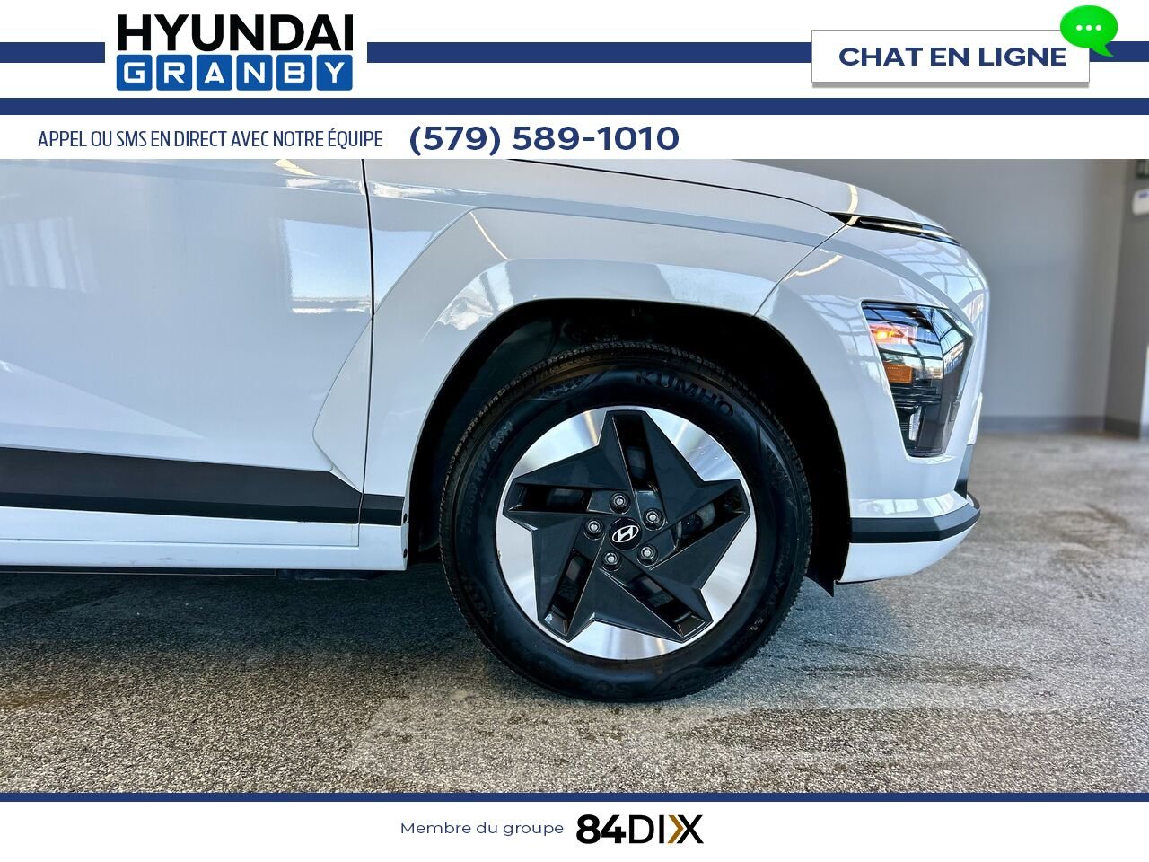 2024 Hyundai Kona Electric White Granby - photo #8