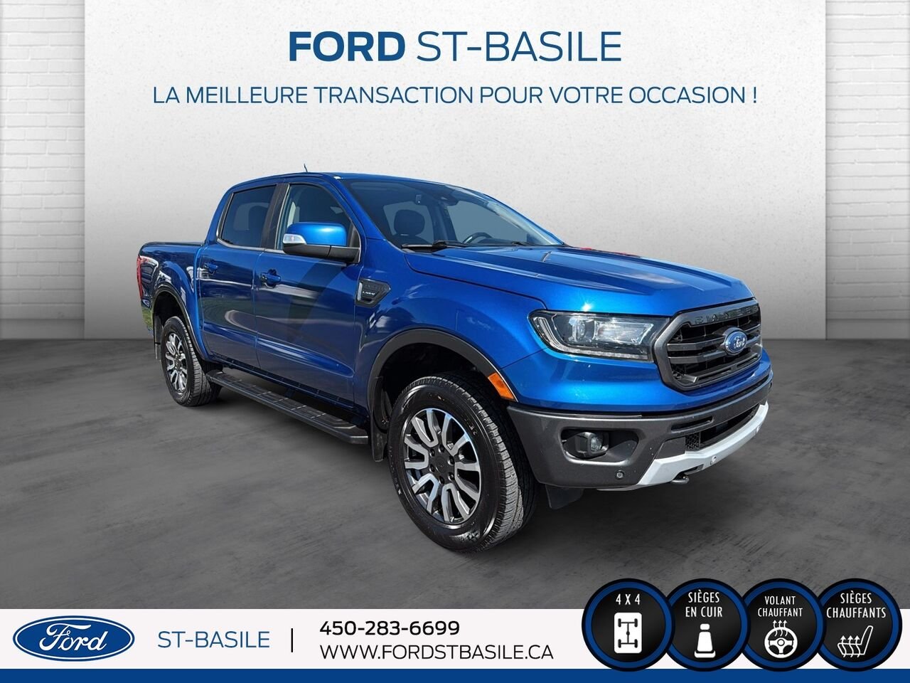 2019 Ford Ranger Blue Saint-Basile-le-Grand - photo #10