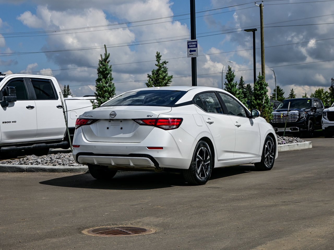 2024 Nissan Sentra SV CVT White Sherwood Park - photo #12